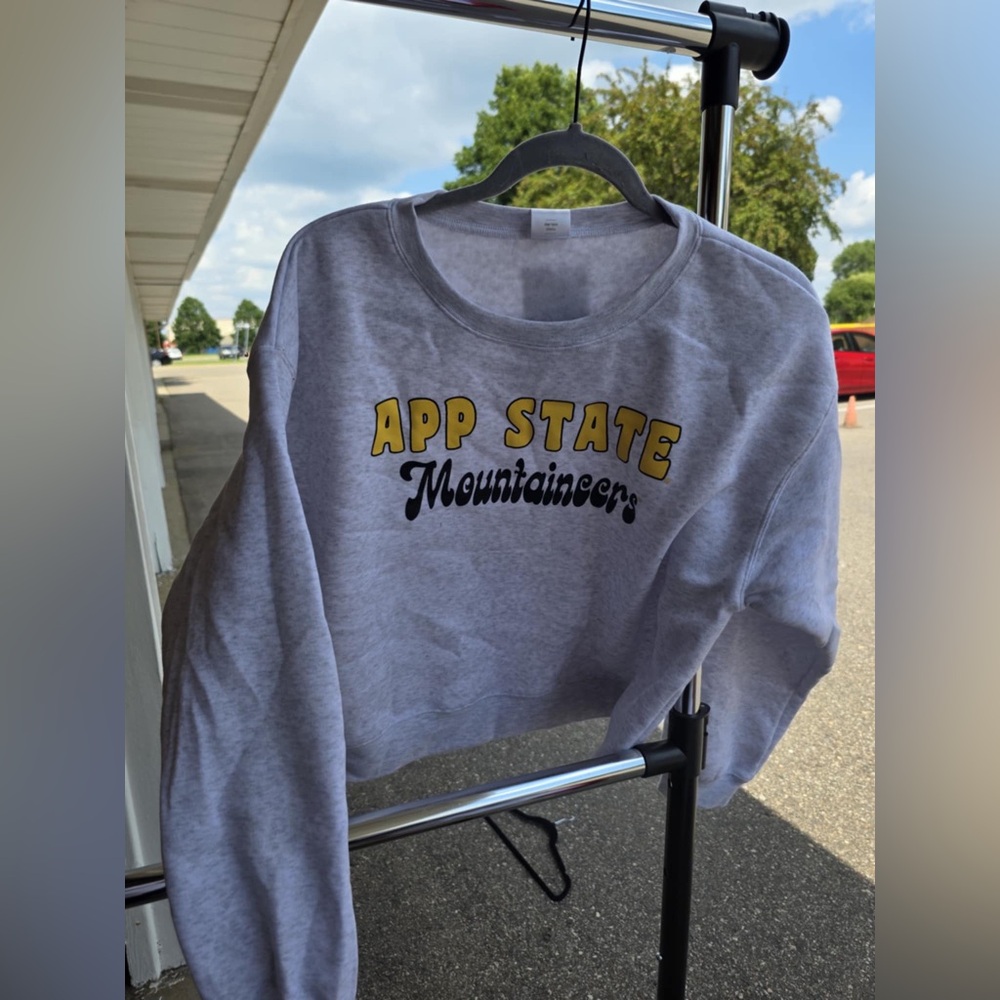 App State Mountaineers Gray Sweater